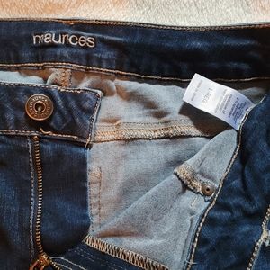 Mid Rise Dark Jeans